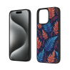 iPhone 15/Pro/Max 熱帶葉紋手機殼 - okomall