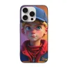 حافظة iPhone 15/Pro/Max - فتى أنمي بنمط الشارع الحيوي | OKOMALL