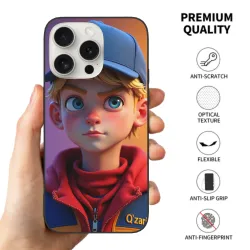 حافظة iPhone 15/Pro/Max - فتى أنمي بنمط الشارع الحيوي | OKOMALL