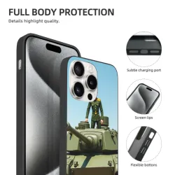 iPhone 15/Pro/Max Military Tank Phone Case - okomall.com