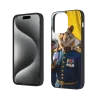 حافظة iPhone 15/Pro/Max - قطة عسكرية مهيبة | okomall