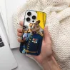 حافظة iPhone 15/Pro/Max - قطة عسكرية مهيبة | okomall