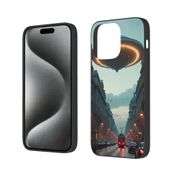 حافظة iPhone 15 Pro/Pro Max لمنظر المدينة في الليل - okomall