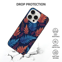iPhone 15/Pro/Max 热带叶纹手机壳 - okomall