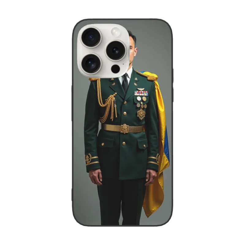 iPhone 15/Pro/Max Military Style Phone Case - Dignified Aura | okomall.com