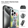 Coque pour iPhone 15/Pro/Max avec Lapin Mignon - OKOMALL