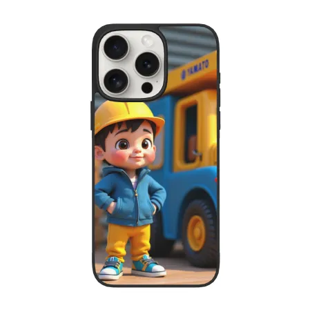iPhone 15/Pro/Max 卡通男孩手機殼 - OKOMALL