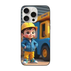 iPhone 15/Pro/Max 卡通男孩手機殼 - OKOMALL