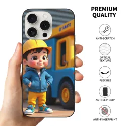 iPhone 15/Pro/Max 卡通男孩手機殼 - OKOMALL