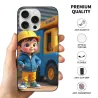 iPhone 15/Pro/Max 卡通男孩手機殼 - OKOMALL