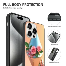 iPhone 15/Pro/Max 手机壳 - 梦幻花束 | okomall