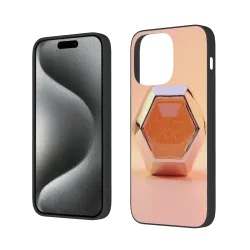 iPhone 15/Pro/Max 蜂巢紋理手機殼 - okomall