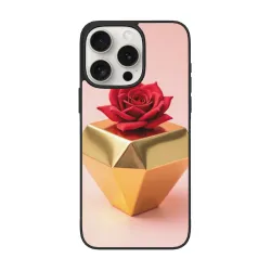 iPhone 15/Pro/Max 玫瑰花 3D手機殼 - okomall