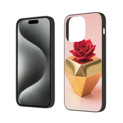 iPhone 15/Pro/Max Rose 3D Phone Case - okomall