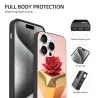 iPhone 15/Pro/Max Rose 3D Phone Case - okomall