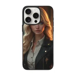 iPhone 15/Pro/Max 手機殼 - 魅力女性肖像 | OKOMALL