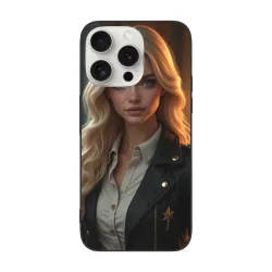 iPhone 15/Pro/Max 手機殼 - 魅力女性肖像 | OKOMALL