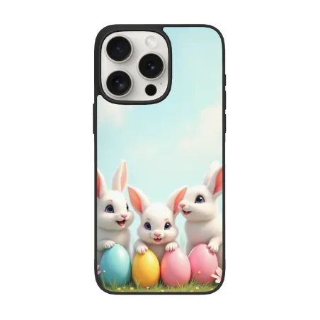 iPhone 15/Pro/Max 萌趣兔子手機殼 - OKOMALL