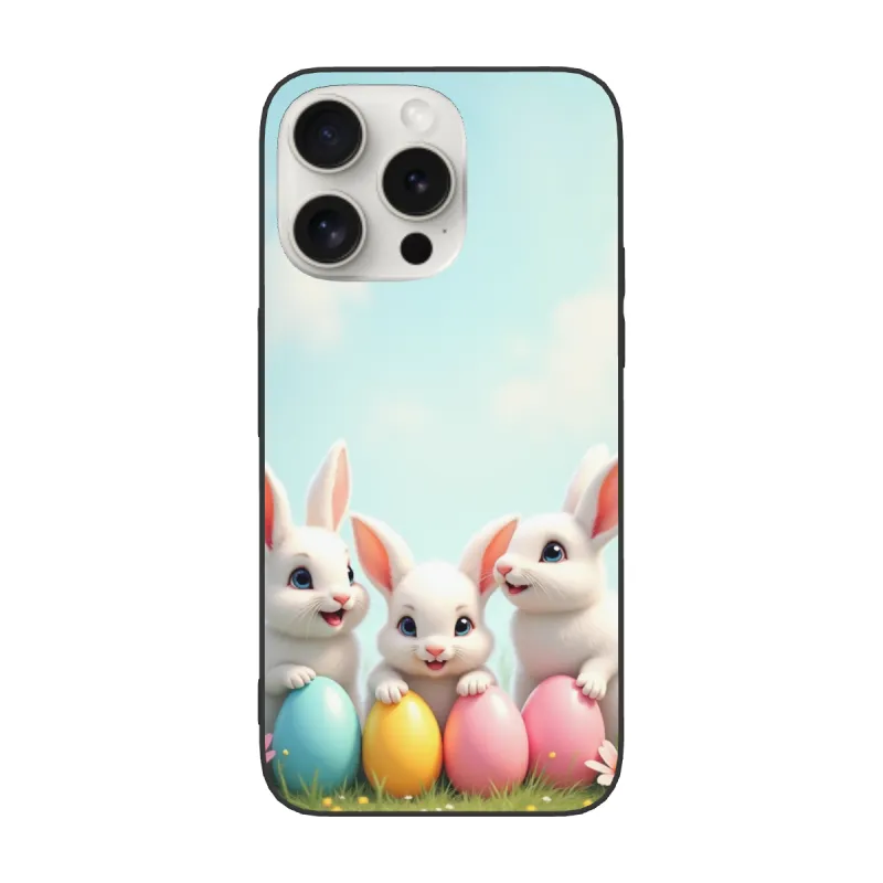 iPhone 15/Pro/Max 萌趣兔子手機殼 - OKOMALL