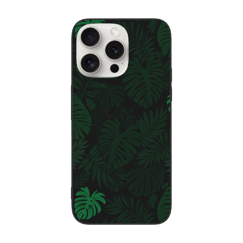 iPhone 15/Pro/Max Green Leaves Phone Case - okomall