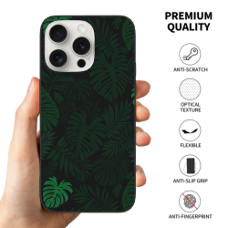 iPhone 15/Pro/Max Green Leaves Phone Case - okomall