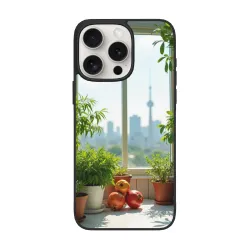 iPhone 15/Pro/Max 蘋果手機殼 - 陽光下的蘋果樹 | okomall