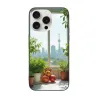 Hülle für iPhone 15/Pro/Max - Apfelbaum in der Sonne | okomall