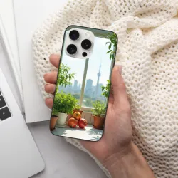 Hülle für iPhone 15/Pro/Max - Apfelbaum in der Sonne | okomall