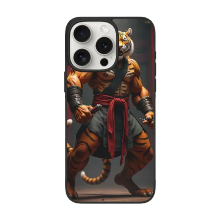 iPhone 15/Pro/Max 肌肉猛男图案手机壳 - okomall.com