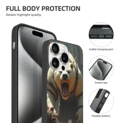勇猛戰熊iPhone 15/Pro/Max手機殼 - okomall