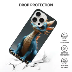 iPhone 15/Pro/Max Dragon Scale Phone Case - okomall.com