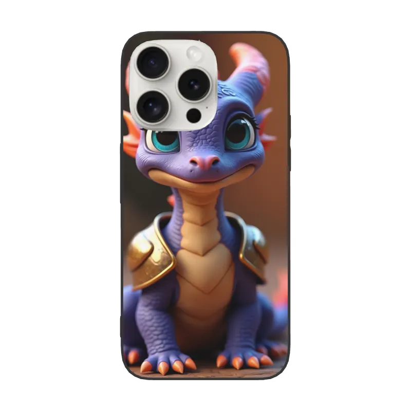 可愛龍紋iPhone 15 Pro/Pro Max手機殼 - okomall