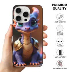 可愛龍紋iPhone 15 Pro/Pro Max手機殼 - okomall