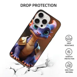 可愛龍紋iPhone 15 Pro/Pro Max手機殼 - okomall