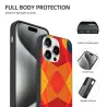 iPhone 15/Pro/Max 抽象幾何流線手機殼 - okomall