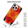 iPhone 15/Pro/Max 抽象幾何流線手機殼 - okomall