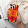 iPhone 15/Pro/Max 抽象幾何流線手機殼 - okomall