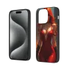 Hülle mit fesselndem Frauenporträt für iPhone 15/15 Pro/15 Pro Max - OKOMALL