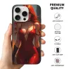 Hülle mit fesselndem Frauenporträt für iPhone 15/15 Pro/15 Pro Max - OKOMALL