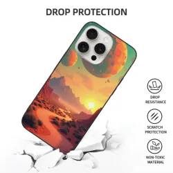 Hülle für iPhone 15/Pro/Max mit Sternen-Canyon-Motiv - okomall.com