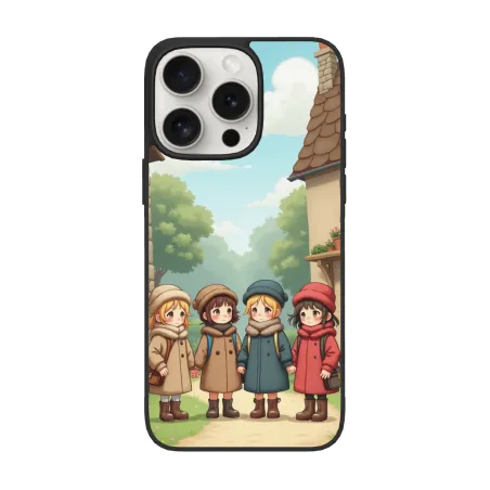 جراب iPhone 15/Pro/Max - فتاة صغيرة تتجول في الشمس | OKOMALL