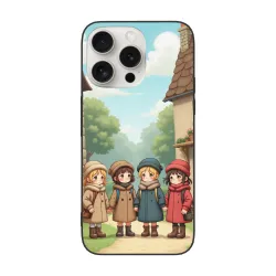 جراب iPhone 15/Pro/Max - فتاة صغيرة تتجول في الشمس | OKOMALL