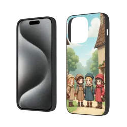 جراب iPhone 15/Pro/Max - فتاة صغيرة تتجول في الشمس | OKOMALL