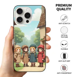 جراب iPhone 15/Pro/Max - فتاة صغيرة تتجول في الشمس | OKOMALL