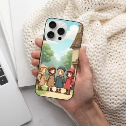 جراب iPhone 15/Pro/Max - فتاة صغيرة تتجول في الشمس | OKOMALL