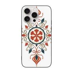 復古花卉紋理 iPhone 15 Pro/Max 手機殼 - okomall