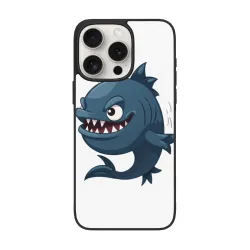 可愛鯊魚手機殼 - iPhone 15 Pro/Pro Max - OKOMALL