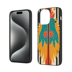iPhone 15/Pro/Max 鳥類復古風手機殼 - okomall