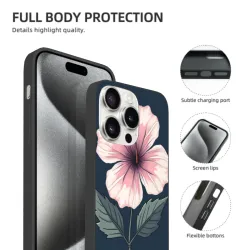 iPhone 15/Pro/Max 絢麗荷花手機殼 - okomall