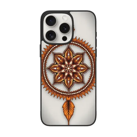 iPhone 15/Pro/Max 曼陀羅花纹手机壳 - okomall